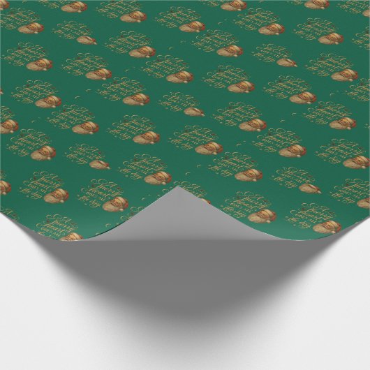 A merry heart goes all the day geschenkpapier (Ecke)