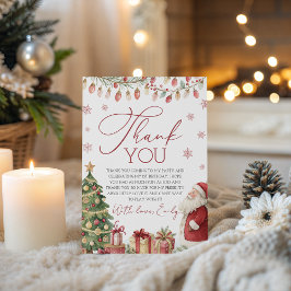 A Merry Little Birthday Thank You Einladung