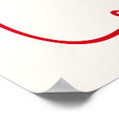 A Merry Little Christmas Bridal Shower Welcome Poster (Ecke)