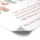 A Merry Little Christmas Clothes DON’T SAY Baby Poster (Ecke)