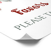 A Merry Little Christmas Clothes Favors Poster (Ecke)