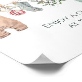 A Merry Little Christmas Clothes Hot Chocolate Bar Poster (Ecke)