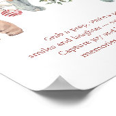 A Merry Little Christmas Clothes Photo Booth  Poster (Ecke)