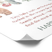 A Merry Little Christmas Clothes Socks Hunt Poster (Ecke)