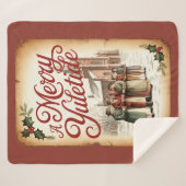 A Merry Yuletide with Victorian Carolers  Sherpadecke (Vorderseite (Horizontal))