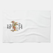 A Messy Kitchen ist eine glückliche Küche Geschirrtuch (Horizontal)