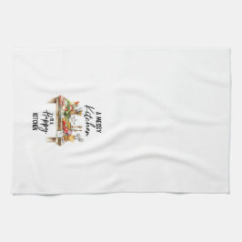 A Messy Kitchen ist eine glückliche Küche Geschirrtuch