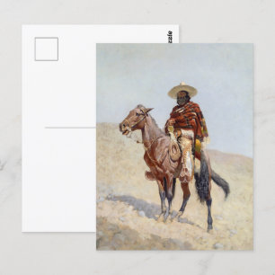 A Mexican Vaquero (1890) von Frederic Remington Postkarte