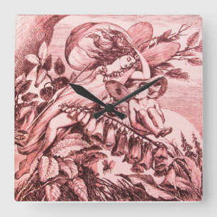 A MIDSUMMER NIGHT'S DREAM / FAIRY TITANIA QUADRATISCHE WANDUHR