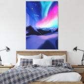 A Million Aurora Dreams Canvas Print Leinwanddruck (Insitu (Schlafzimmer))