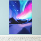 A Million Aurora Dreams Canvas Print Leinwanddruck (Insitu (Holzboden))