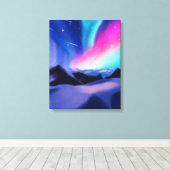 A Million Aurora Dreams Canvas Print Leinwanddruck (Insitu (Holzboden))