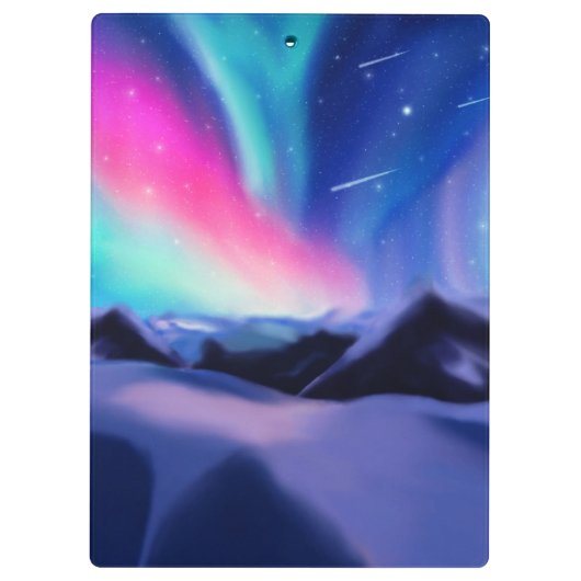 A Million Aurora Dreams Clipboard Klemmbrett (Rückseite)