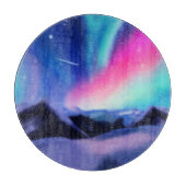 A Million Aurora Dreams Cutting Board Schneidebrett (Vorderseite)