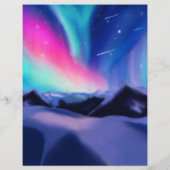 A Million Aurora Dreams Letterhead Briefbogen (Rückseite)