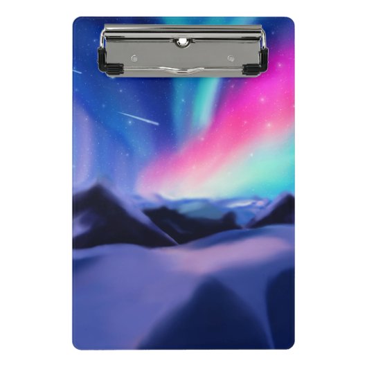 A Million Aurora Dreams Mini-Zwischenablage Mini Klemmbrett (Vorderseite)