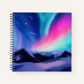 A Million Aurora Dreams Notebook Notizblock (Vorderseite)