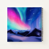 A Million Aurora Dreams Notebook Notizblock (Rückseite)