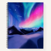 A Million Aurora Dreams Notebook Notizblock (Vorderseite)