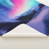A Million Aurora Dreams Sherpa Blanket Sherpadecke (3/4)