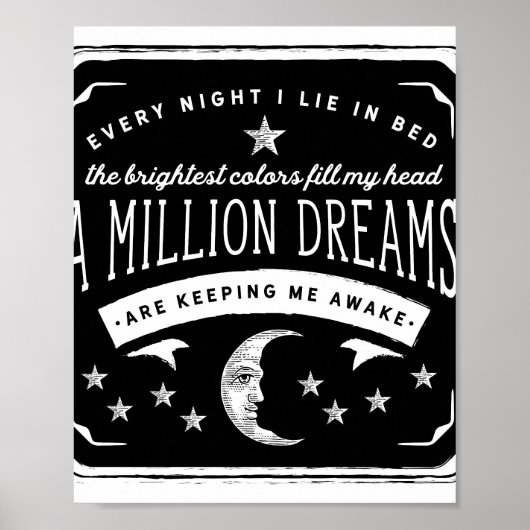 A Million Dreams (der Bestste Showman) Poster (Vorne)