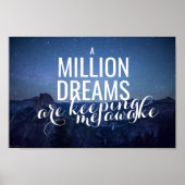 "A Million Dreams" Inspiration Poster (Vorne)