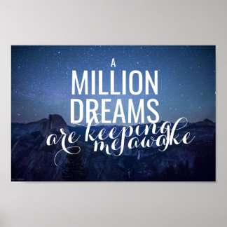 "A Million Dreams" Inspiration Poster