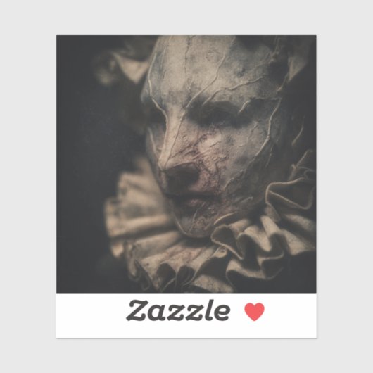 A Mirage in Hymn — Gothic Fine Art Aufkleber (Blatt)