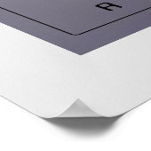 A Misty Morning Poster (Ecke)