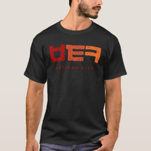 A mit dem Wort Vatikanstadt auf Koreanisch T-Shirt