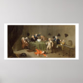 A Mitternacht Modern Conversation, c.1732 (Öl auf Poster (Vorne)