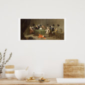 A Mitternacht Modern Conversation, c.1732 (Öl auf Poster (Küche)