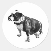 A Moment of Patience Runder Aufkleber (Vorderseite)