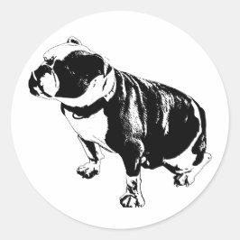 A Moment of Patience Runder Aufkleber