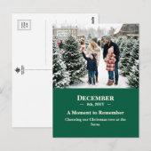 A Moment to Remember December Memory Photo Postkarte (Vorne/Hinten)