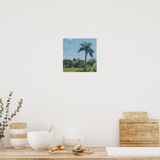 A Monet Palm Poster (Küche)