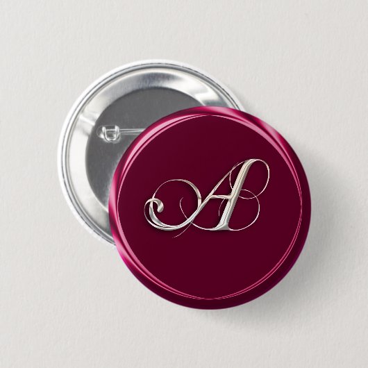 A-Monogramm Button (Vorne & Hinten)