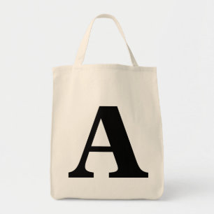 "A-" Monogramm-Tasche Tragetasche