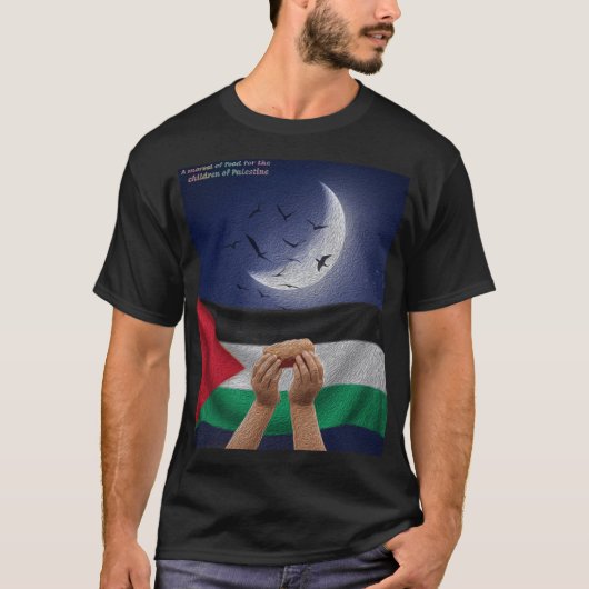 A morsel of food for the children of Palestin T-Shirt (Vorderseite)