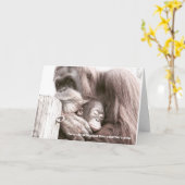 A mother’s arms Mother’s Day card Karte (Gelbe Blume)