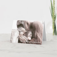 A mother’s arms Mother’s Day card