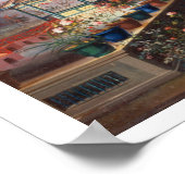 A mother with her children in a chinese garden, c. poster (Ecke)