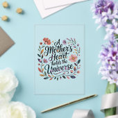 A Mother's Heart Holds The Universe Acryleinladungen (In Situ (Hochzeit))