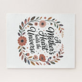 A Mother's Heart Holds The Universe Puzzle (Horizontal)