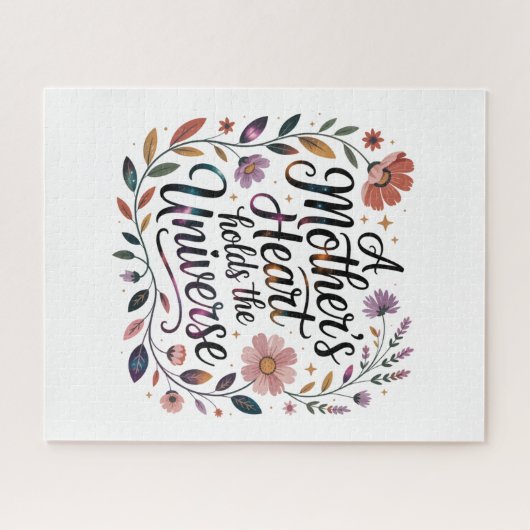 A Mother's Heart Holds The Universe Puzzle (Horizontal)