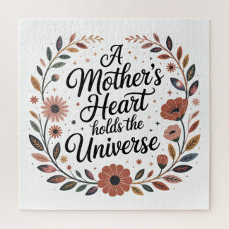 A Mother's Heart Holds The Universe Puzzle