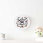 A Mother's Heart Holds The Universe Runde Wanduhr (Zuhause)