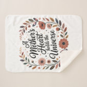 A Mother's Heart Holds The Universe Sherpadecke (Vorderseite (Horizontal))