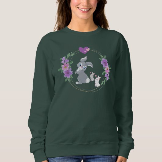 A Mother's Love Bunny Sweatshirt (Vorderseite)