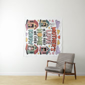 A Mother's Love Is The First Home We Ever Know Wandteppich (Beispiel (Horizontal))